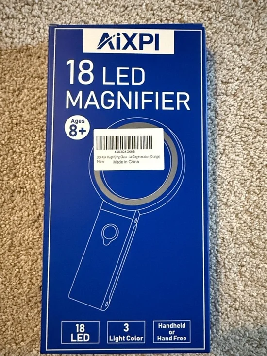 AiXPI 18 LED Magnifier - Blue Packaging - Picture 6 of 7